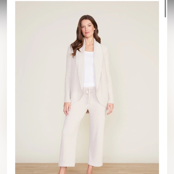 Barefoot dreams cream tan cozy warm chic lite circle cardigan - Picture 1 of 5